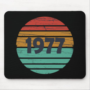 Mousepad Nascer em presente de aniversário de 1977