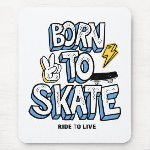 Mousepad Nascer para a Corrida do Skate ao Vivo