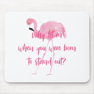 Mousepad Nascer para afastar Flamingo