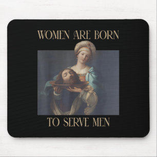 Mousepad Nascer Para Servir Homens Engraçados Chefe Motivac