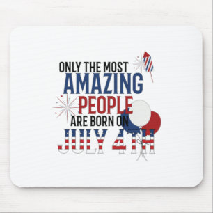 Mousepad Nascer pessoas No Dia da Independência de 4 de jul