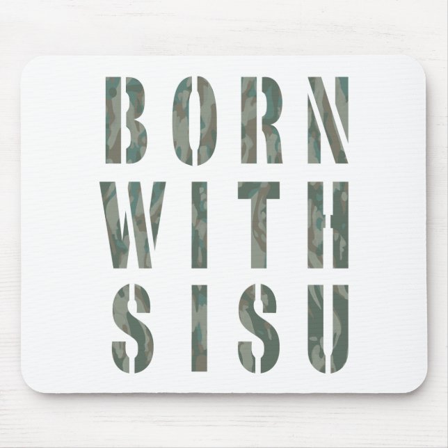 Mousepad Nascido com Sisu Camo 1 (Frente)