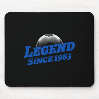 Mousepad Nascido Em 1983 Fã De Futebol Aniversário Lendário