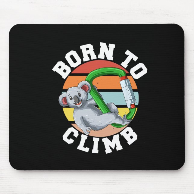 Mousepad Nascido para Escalar - Bouldering e Escalada de Ko (Frente)