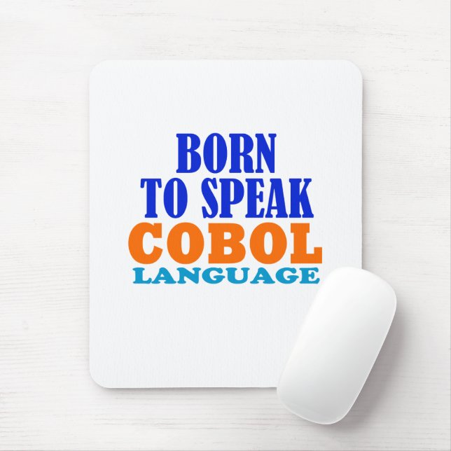 Mousepad Nascido para Falar a Linguagem Cobol (Com mouse)