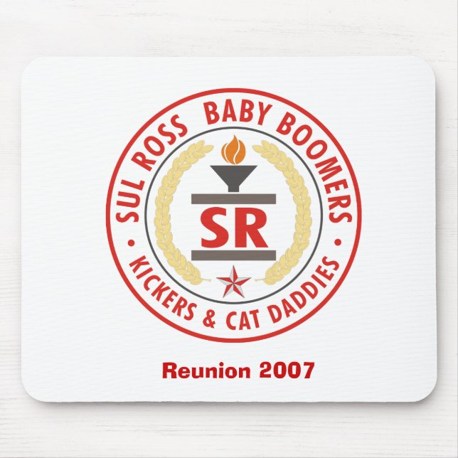 Mousepad Nascidos no Baby Boom de Sul Ross (Frente)