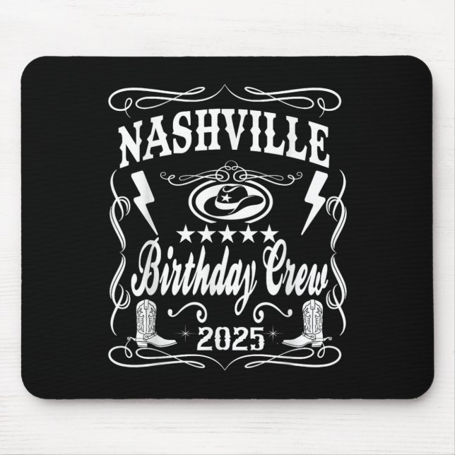 Mousepad Nashville Birthday Bash 2025 (Frente)