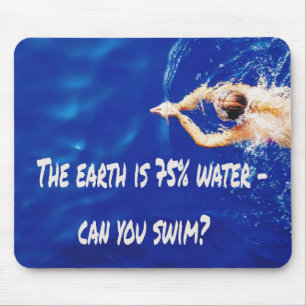 Mousepad Natação adorando Natação Piscina