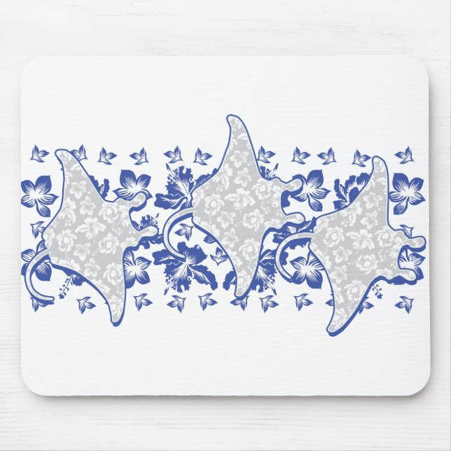 Mousepad Natação-Floral-Mantas (Frente)