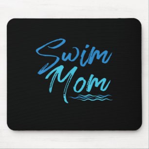 Mousepad Natação Mãe Nadando Engraçado Presente Bonito