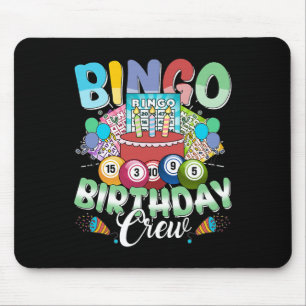 Mousepad Natais vintages do Bingo Birthday Crew Bingo Playe