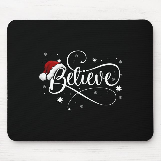Mousepad Natal - Acredite no Pai Natal Acredite no Natal (Frente)