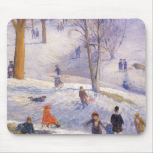 Mousepad Natal Antigo, Trenó, Central Park Glackens
