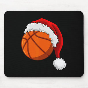 Mousepad Natal Ball Santa Hat Homens Esporte