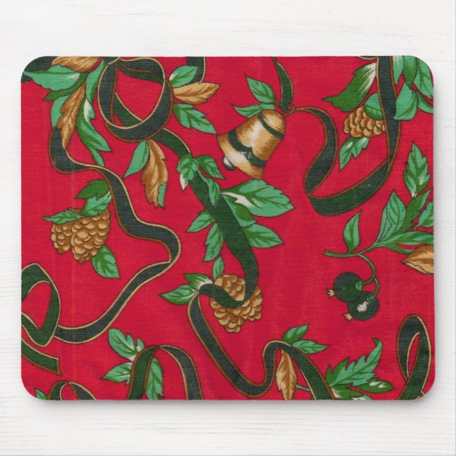 Mousepad Natal Bels e cones do pinho (Frente)