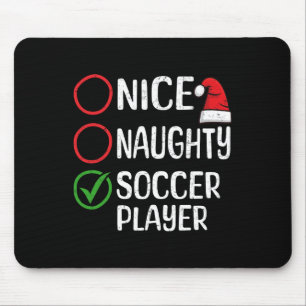 Mousepad Natal bom jogador de futebol malvado Lis