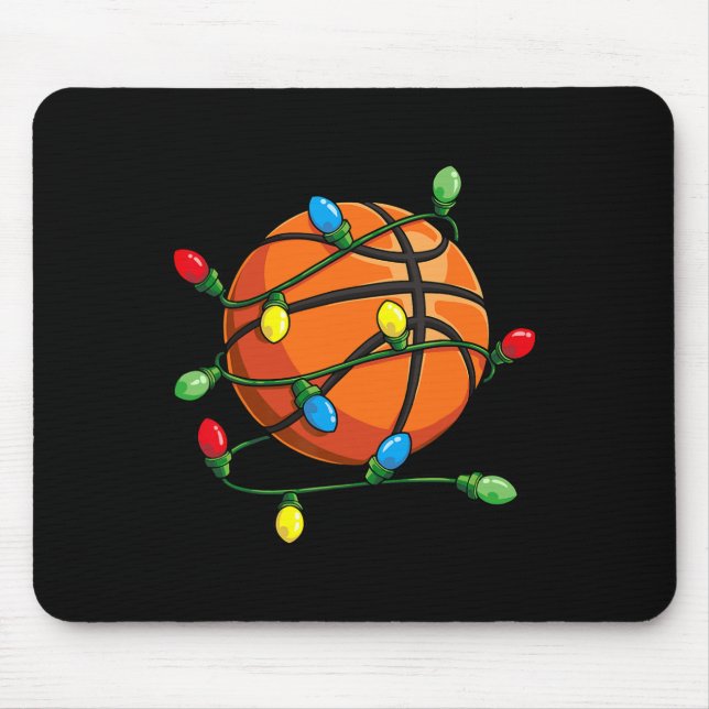 Mousepad Natal Bysketbyll Byll Xmas Diversão Boys Men (Frente)