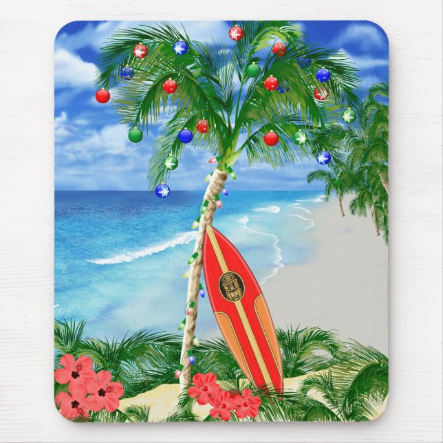 Mousepad Natal da praia (Frente)