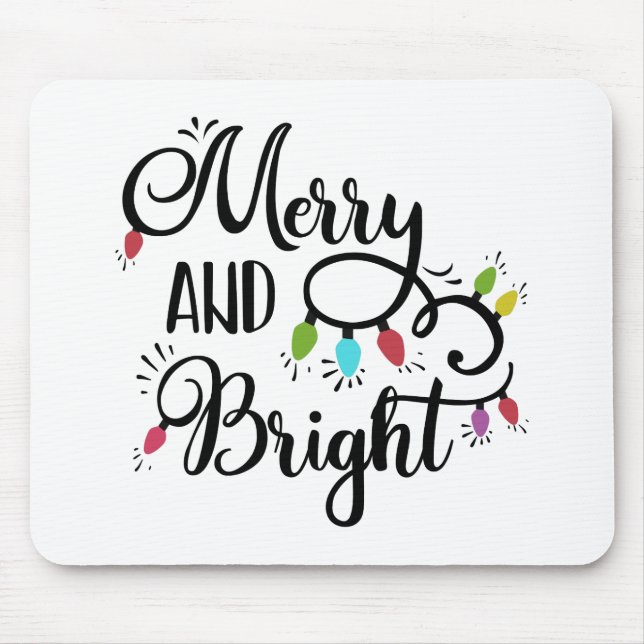 Mousepad Natal da Typografia Divertida (Frente)