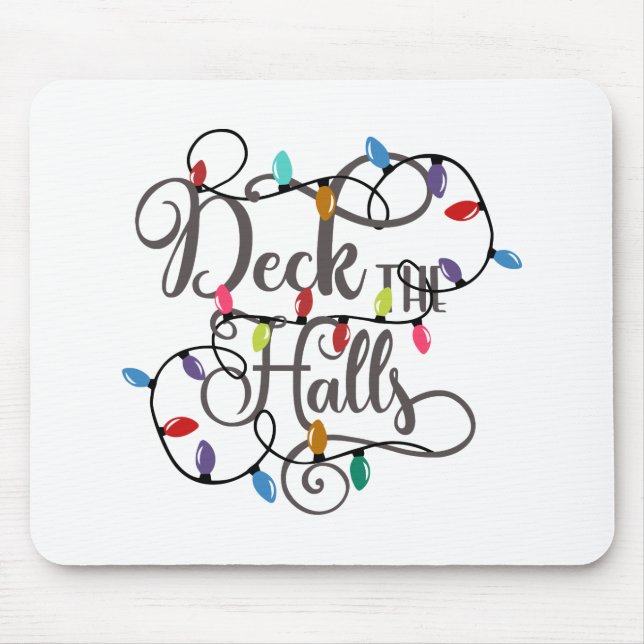 Mousepad Natal da Typografia Divertida (Frente)