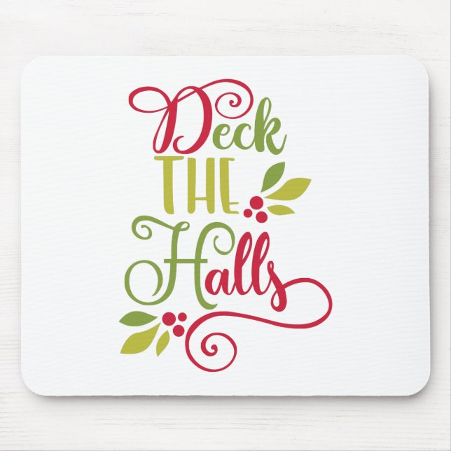 Mousepad Natal da Typografia Divertida (Frente)