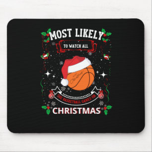 Mousepad Natal de basquetebol