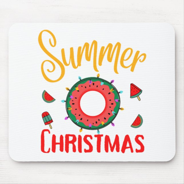 Mousepad Natal de Verão (Frente)