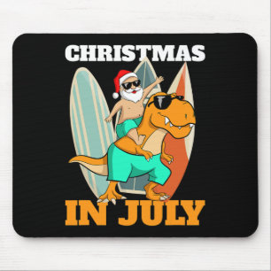 Mousepad Natal Dinossauro Festa de Natal de Meio do Ano Pra