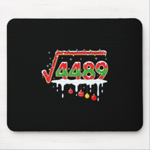 Mousepad Natal Divertido 67 Meme Raiz Quadrada 4489 Gíria T