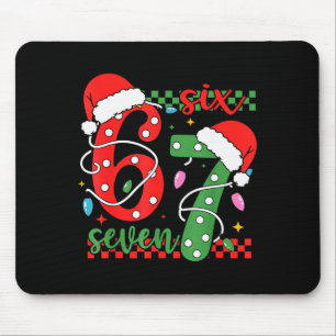 Mousepad Natal Divertido Seis Sete 6 7 Meme Geração Alpha G