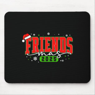 Mousepad Natal do Amigos 2025 Amigos Chapéu do Papai Noel F