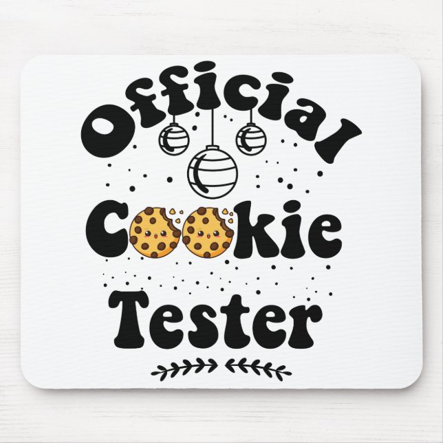 Mousepad Natal do Cookie Tester Cookie (Frente)