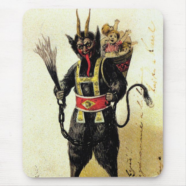 Mousepad Natal do Krampus Assusty Demon Holiday (Frente)