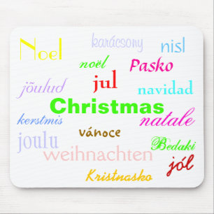 Mousepad Natal Do Mundo Em Branco I