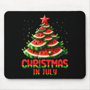 Mousepad Natal Em Julho Árvore De Melancia Vêm As Mulheres 
