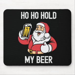 Mousepad Natal Em Julho Ho Ho Segure Minha Cerveja Papai No