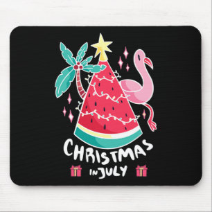 Mousepad Natal Em Julho Melancia Árvore De Natal De Verão