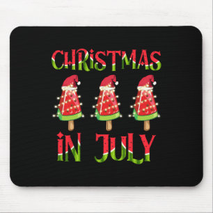 Mousepad Natal Em Julho Melancia Árvore De Natal De Verão H
