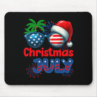 Mousepad Natal Em Julho Verão Praia Havaí Santa EUA Fl