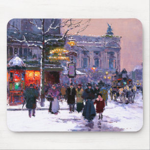 Mousepad Natal em Paris. Presente de Natal