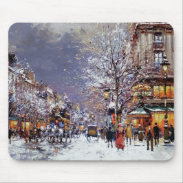 Mousepad Natal em Paris. Presente de Natal
