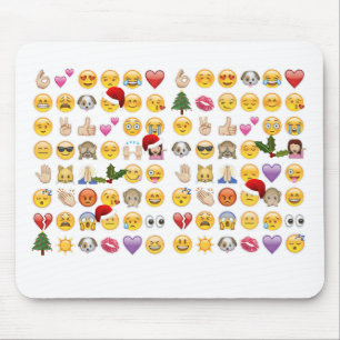 Mousepad natal emojis