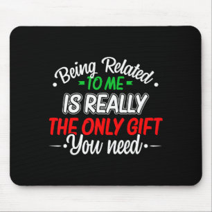 Mousepad Natal engraçado por ser relacionado a mim Piada de