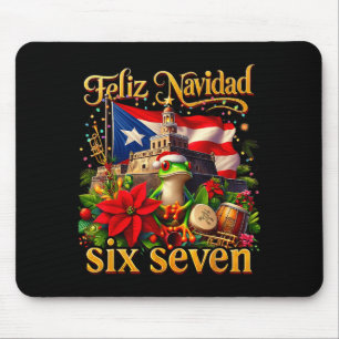 Mousepad Natal Espanhol Engraçado Porto Rico Boricua Coqui