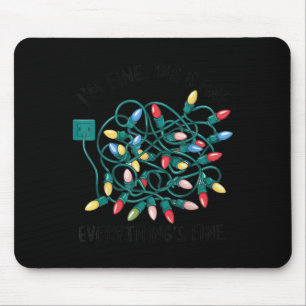 Mousepad Natal Estou Bem Tudo Bem Natal Emaranhado