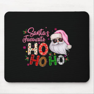 Mousepad Natal Favorito de Papai Noel Ho Ho Ho Papai Noel R