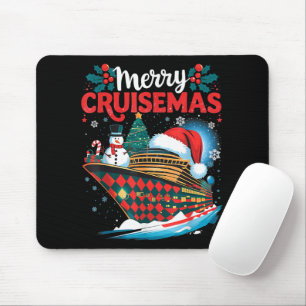 Mousepad Natal Feliz de Cruzeiros Família Divertida