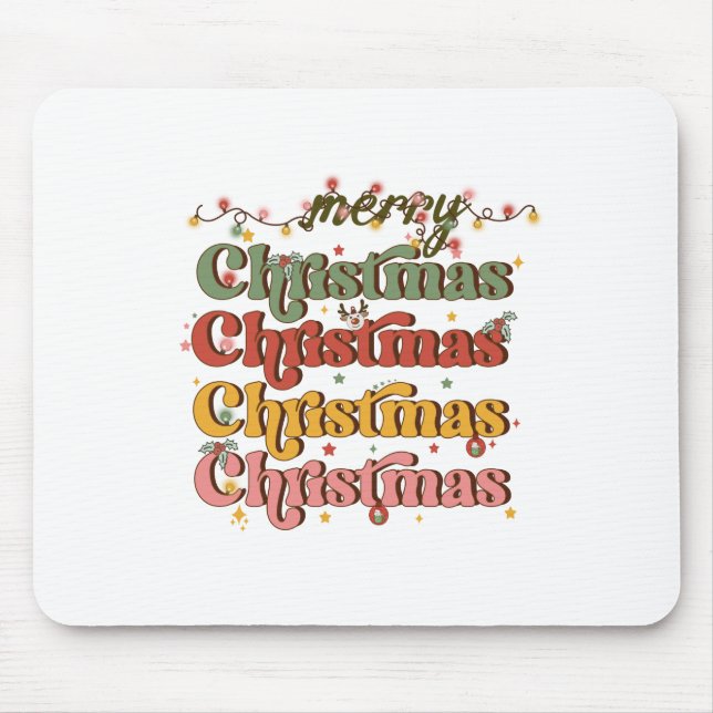 Mousepad Natal feliz para o Xmas (Frente)