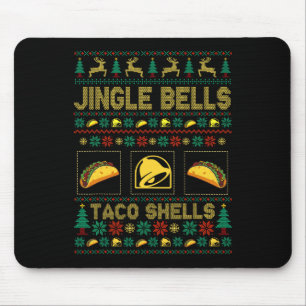 Mousepad Natal Jingle Bells Taco Conchas Frio Xmas