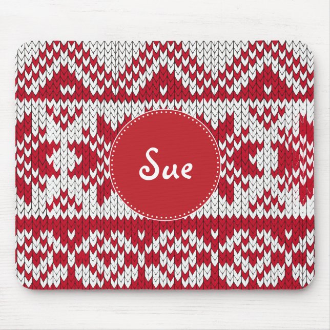 Mousepad Natal Knit (Frente)